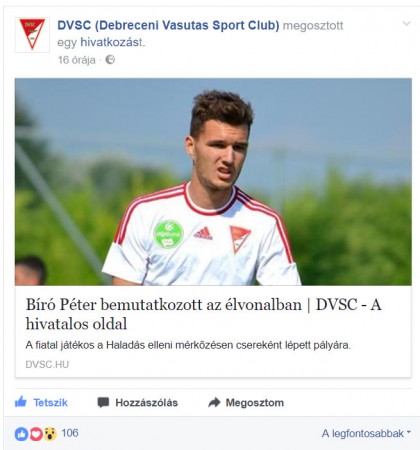 Élvonalbeli bemutatkozás!